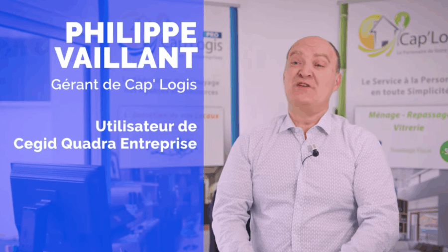 Philippe Vaillant - Gérant de Cap' Logis Utilisateur de Cegid Quadra Entreprise